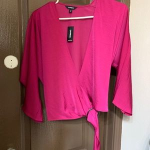 Wrap blouse- Express